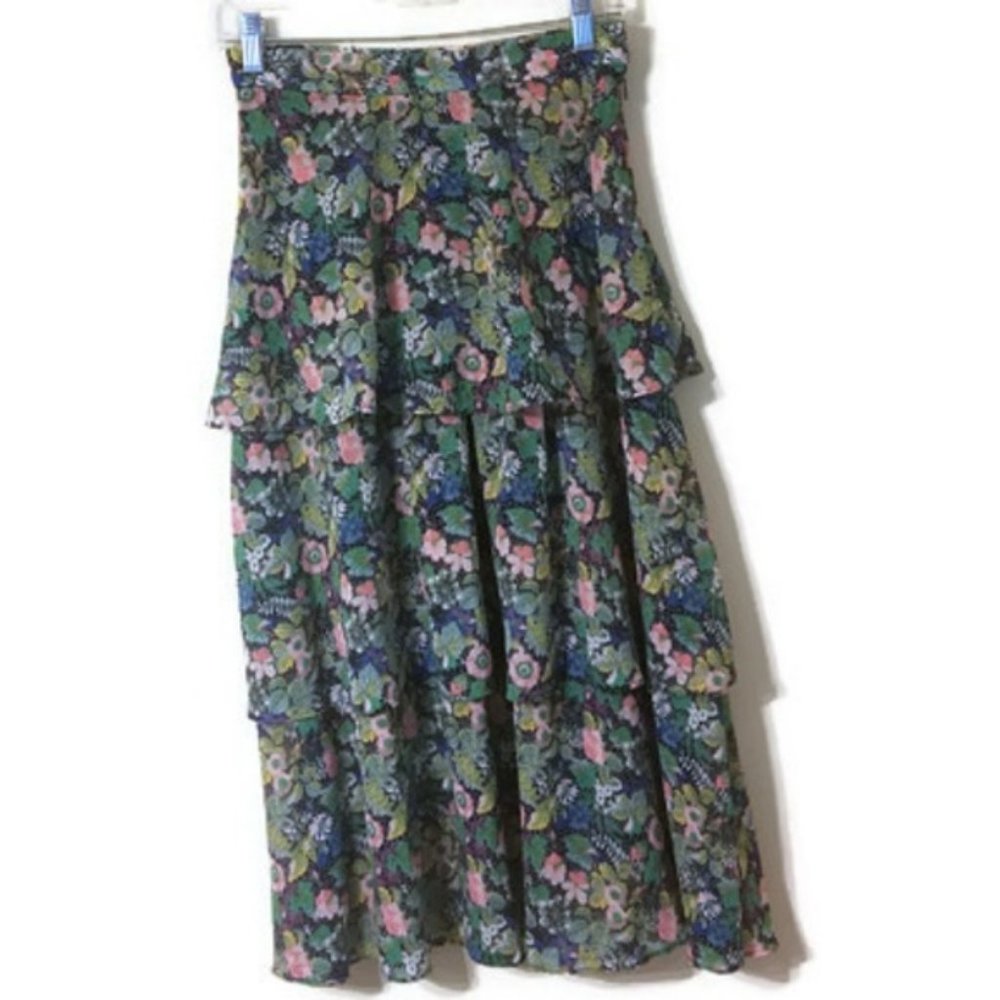 Paris Atelier  & Other Stories Floral midi skirt